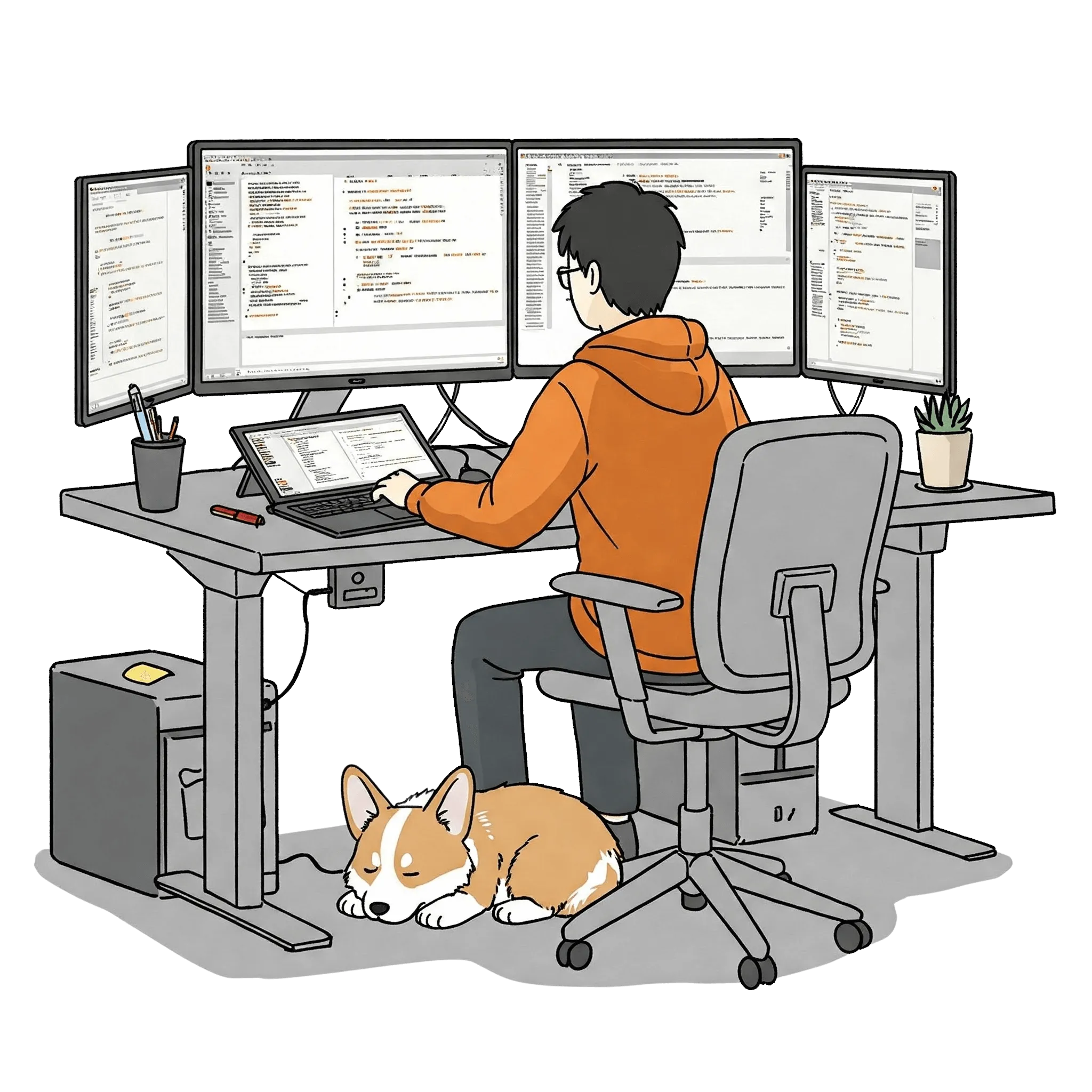 Coding dev illustration